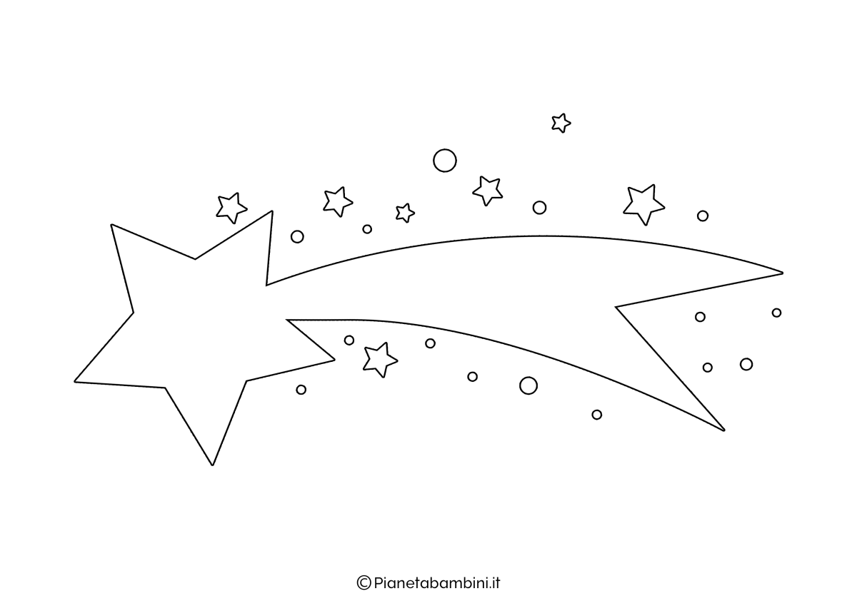 Падающая звезда рисунок