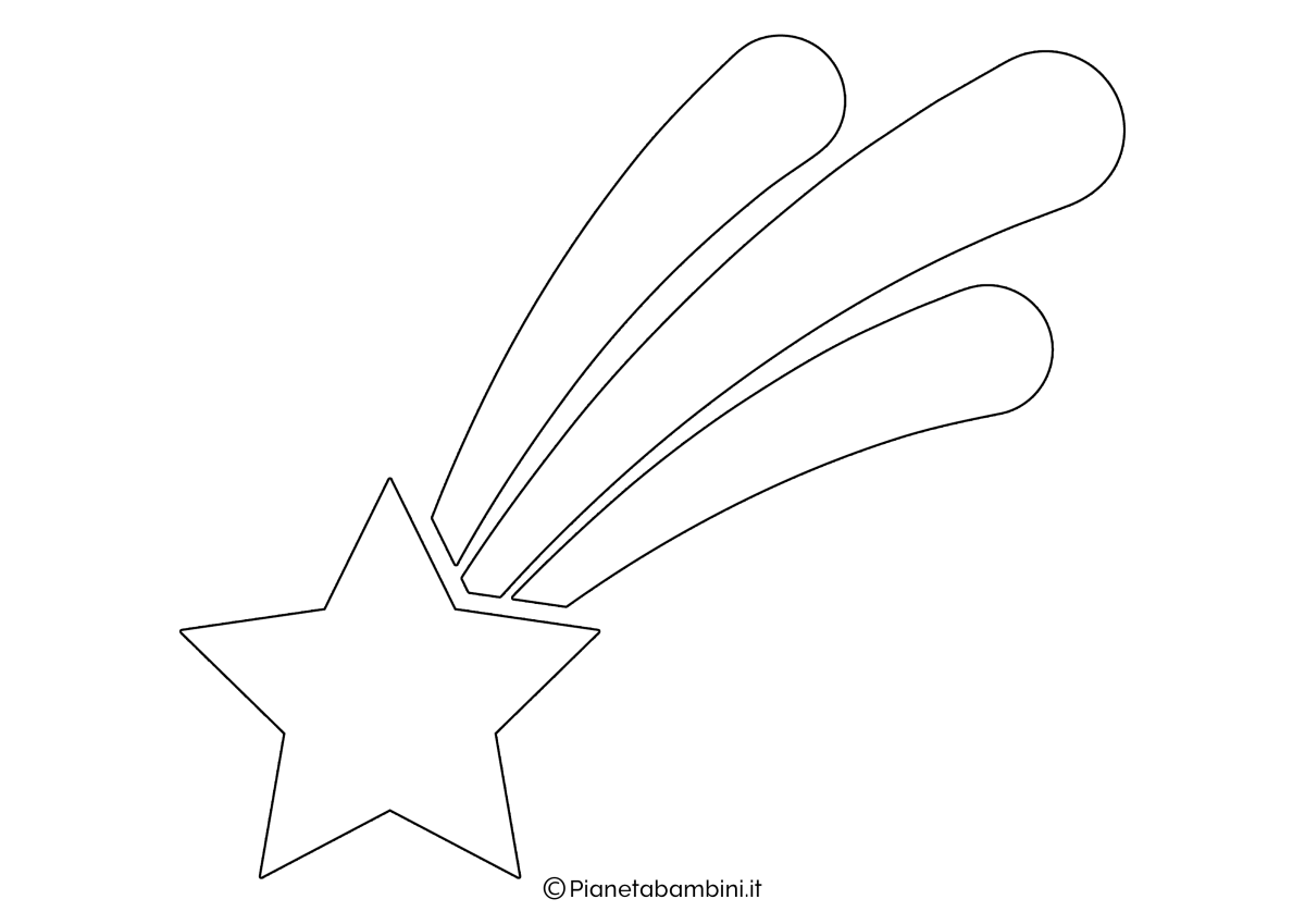 Звезда раскраска для детей