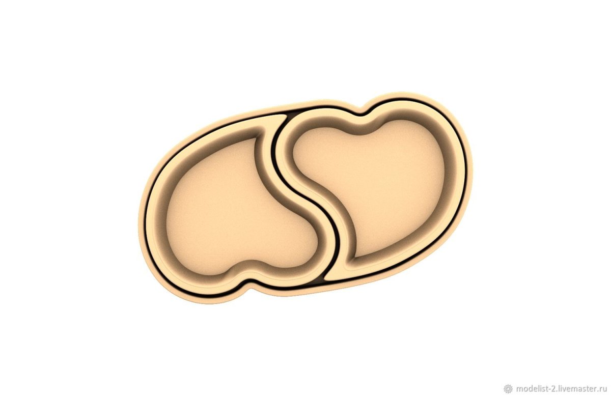 Менажница яблоко из дерева