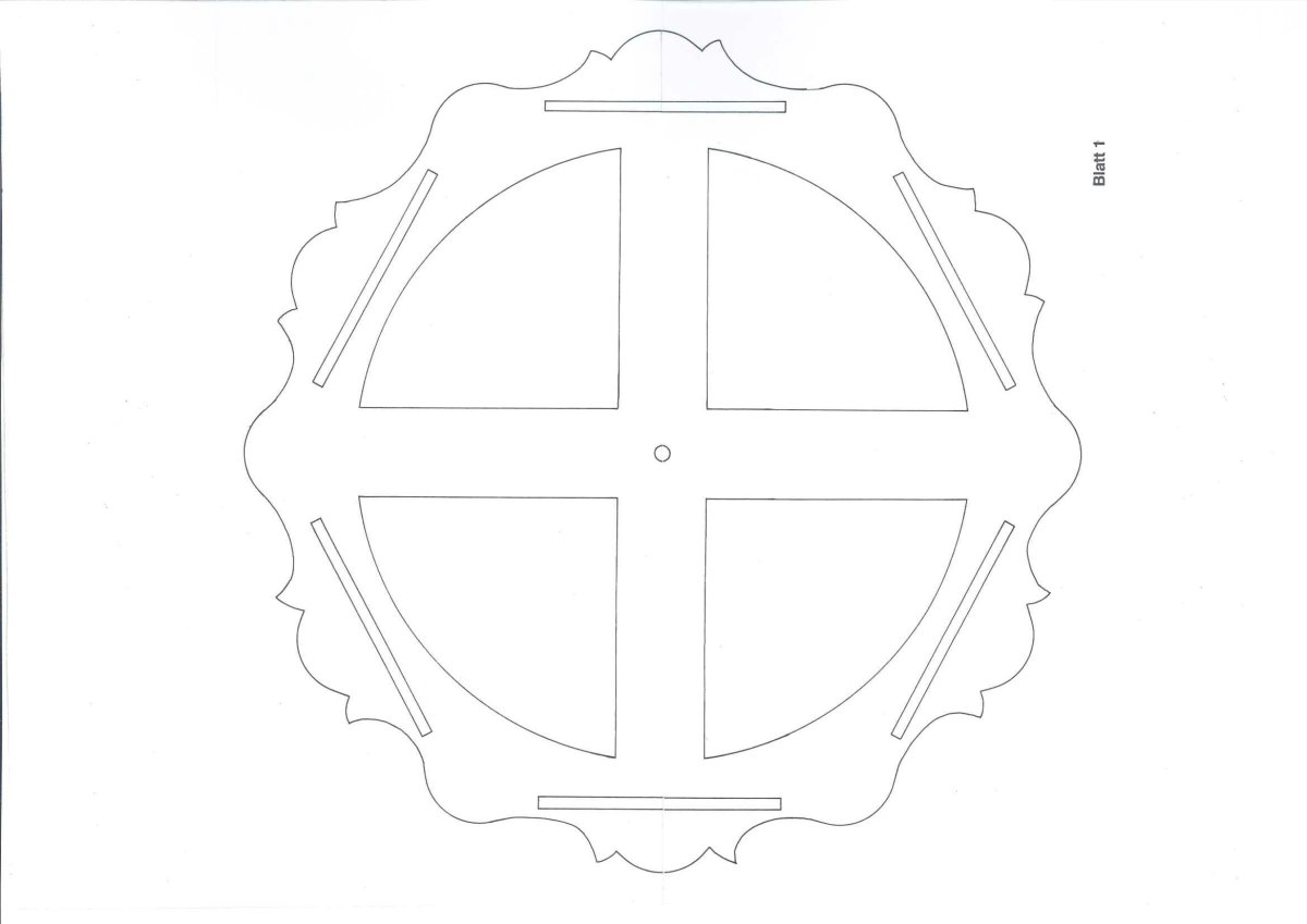 Менажница четырехлистник