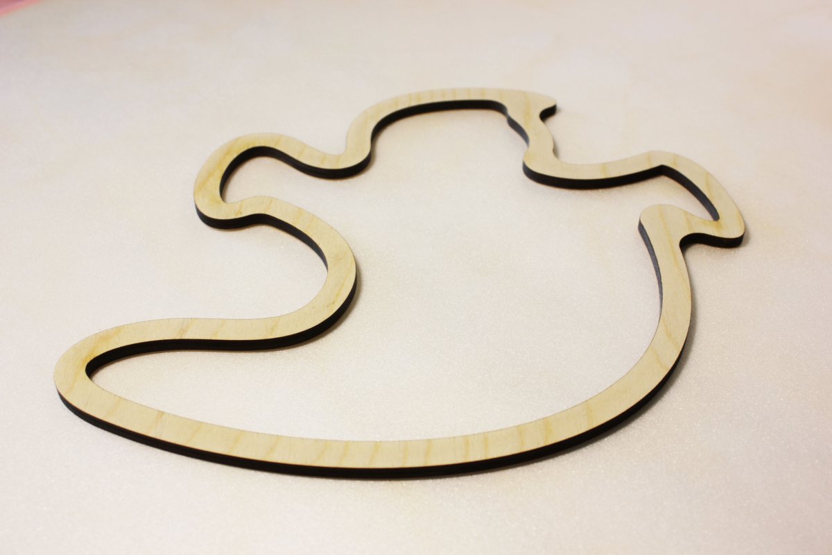 Трафарет для менажницы из дерева