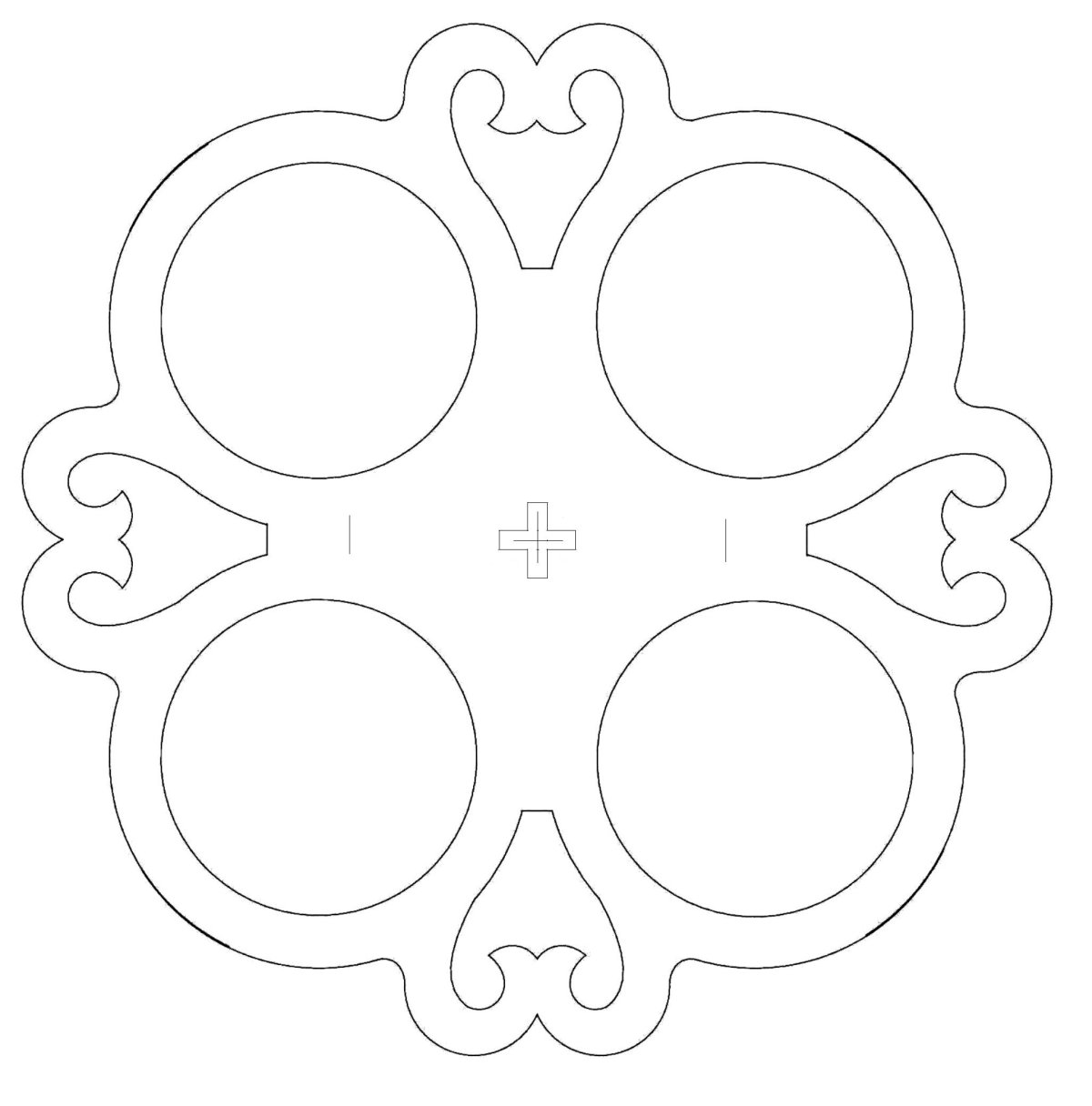 Трафареты для бумажных цветов