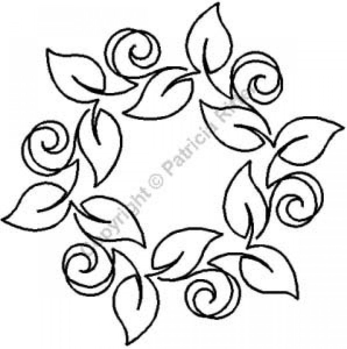 Пицца контурный рисунок