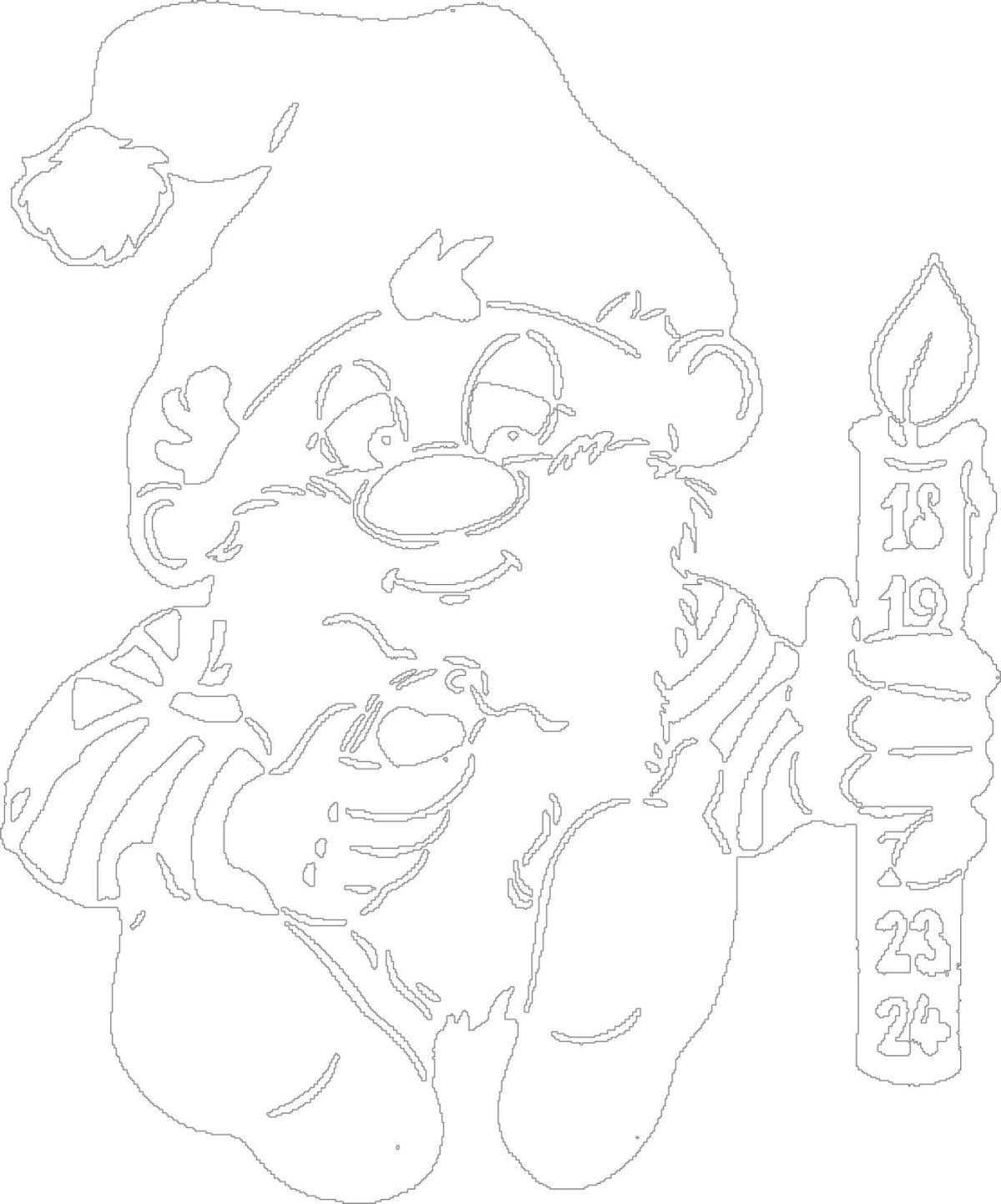 Вытынанки Гном