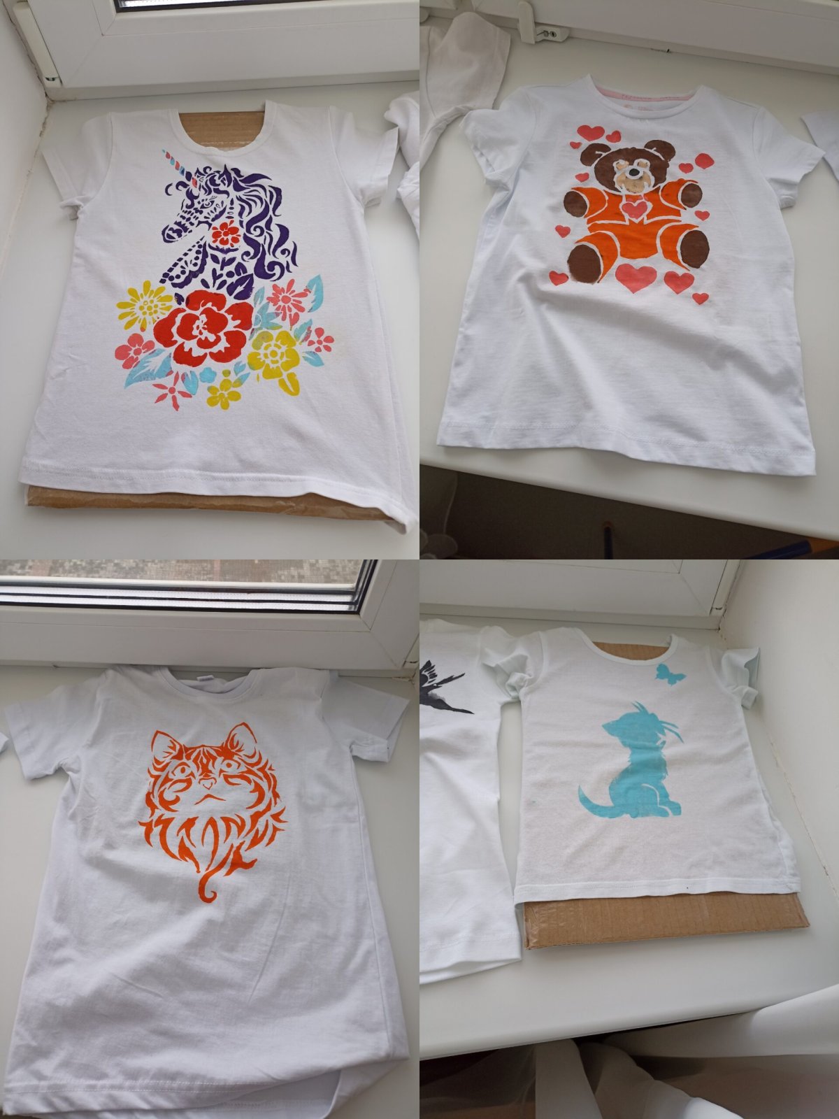 Роспись одежды в стиле Минимализм