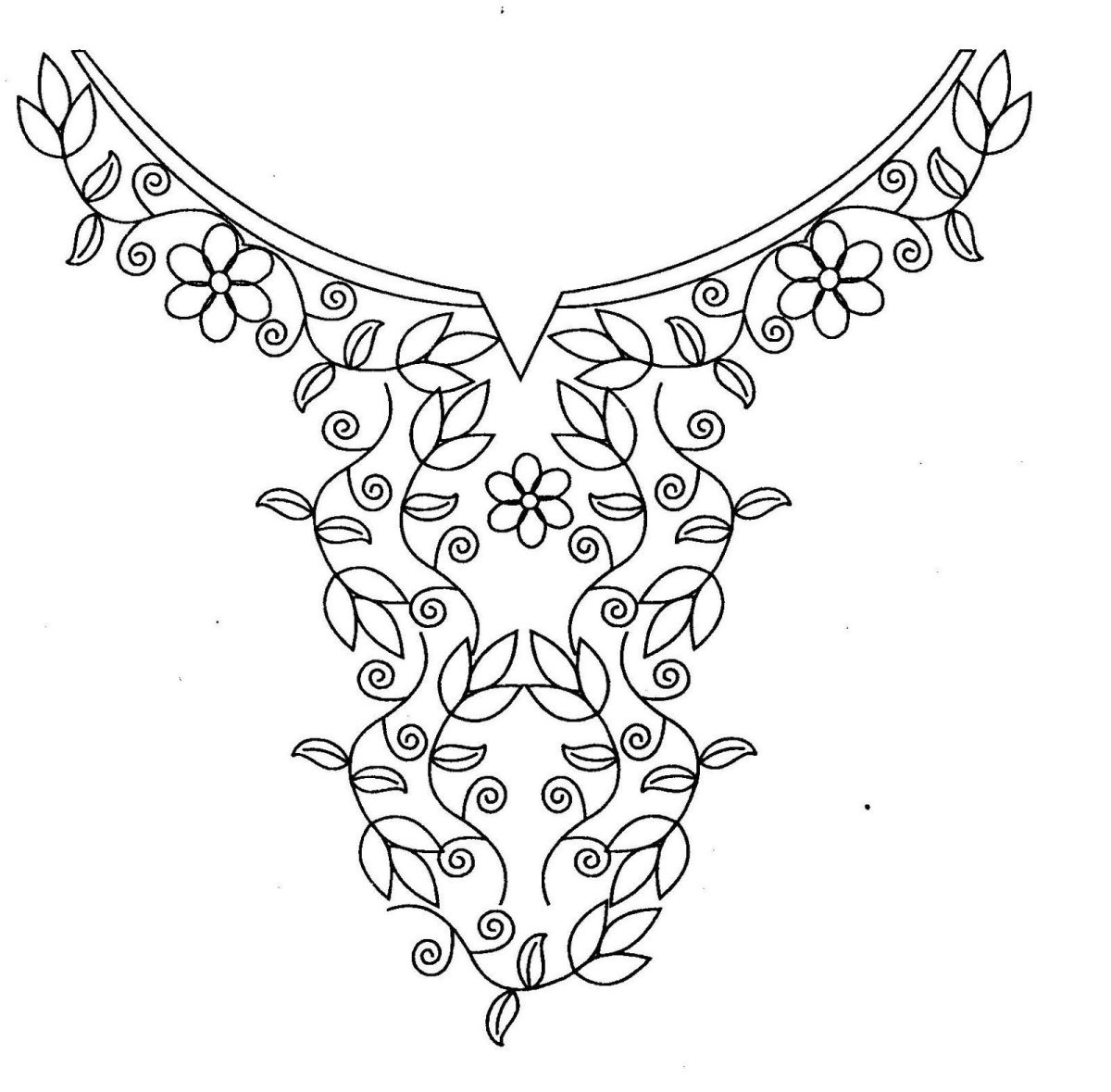 Трафареты для декора листья