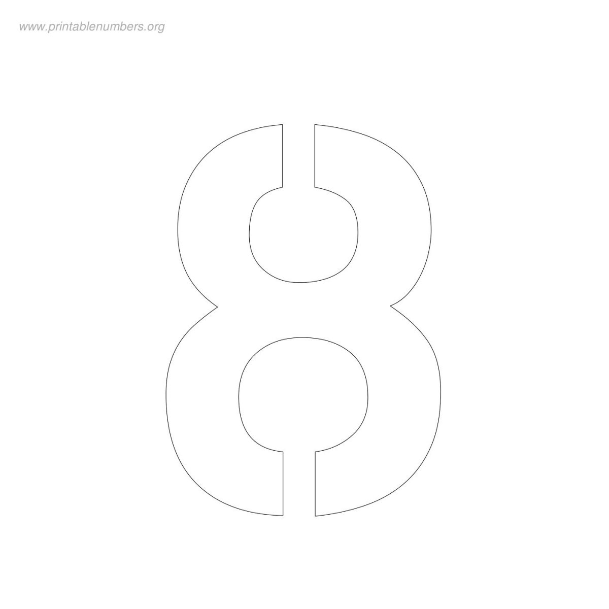 Трафаретная цифра 18