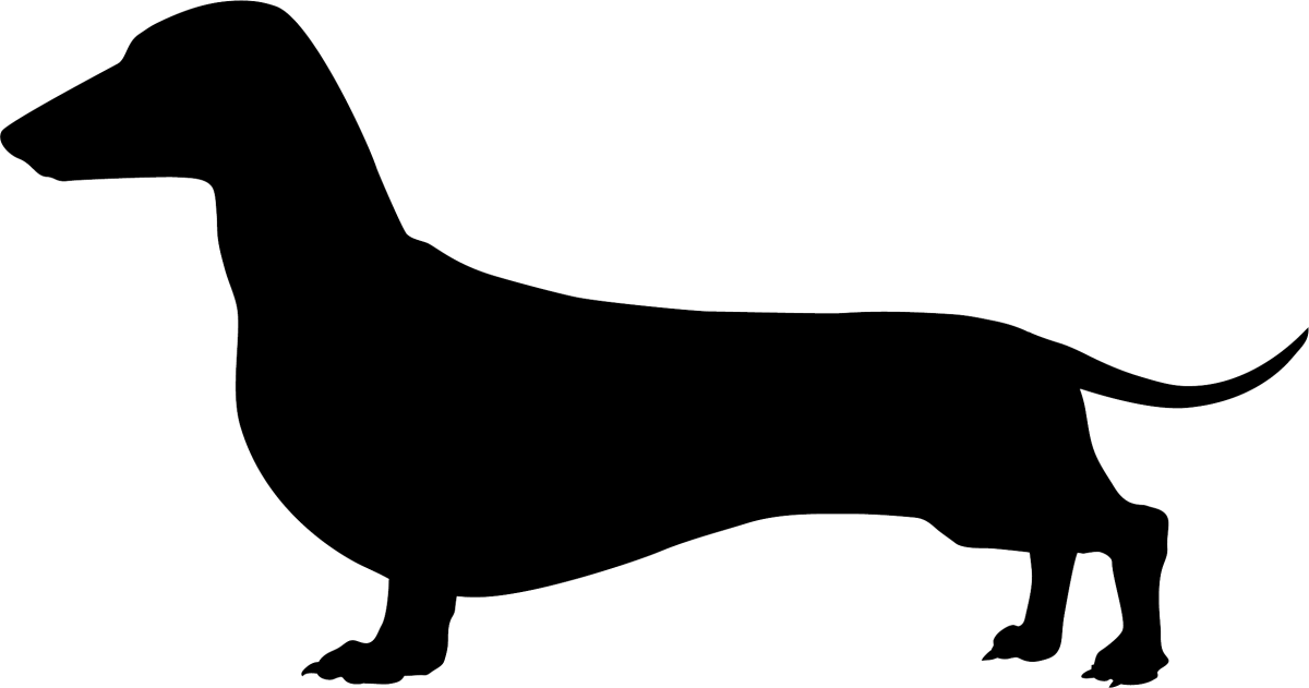 Силуэт щенка