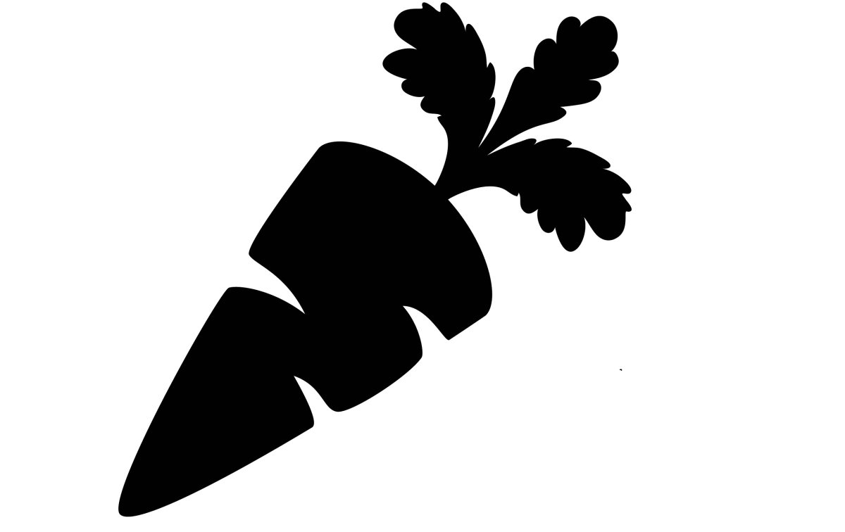 Аппликация морковь