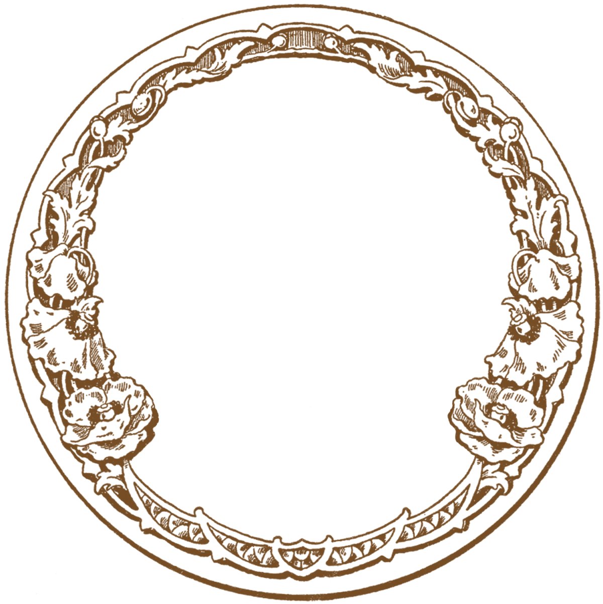 Рамки в стиле Модерн круг