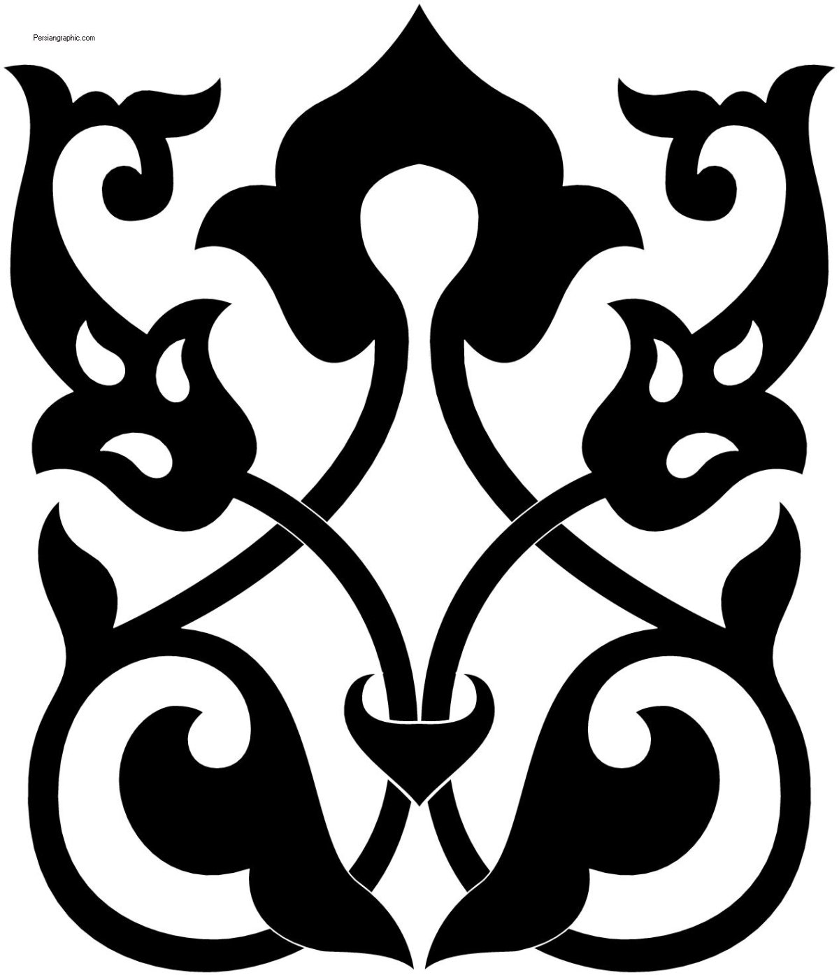 Азербайджанские орнаменты и узоры трафареты