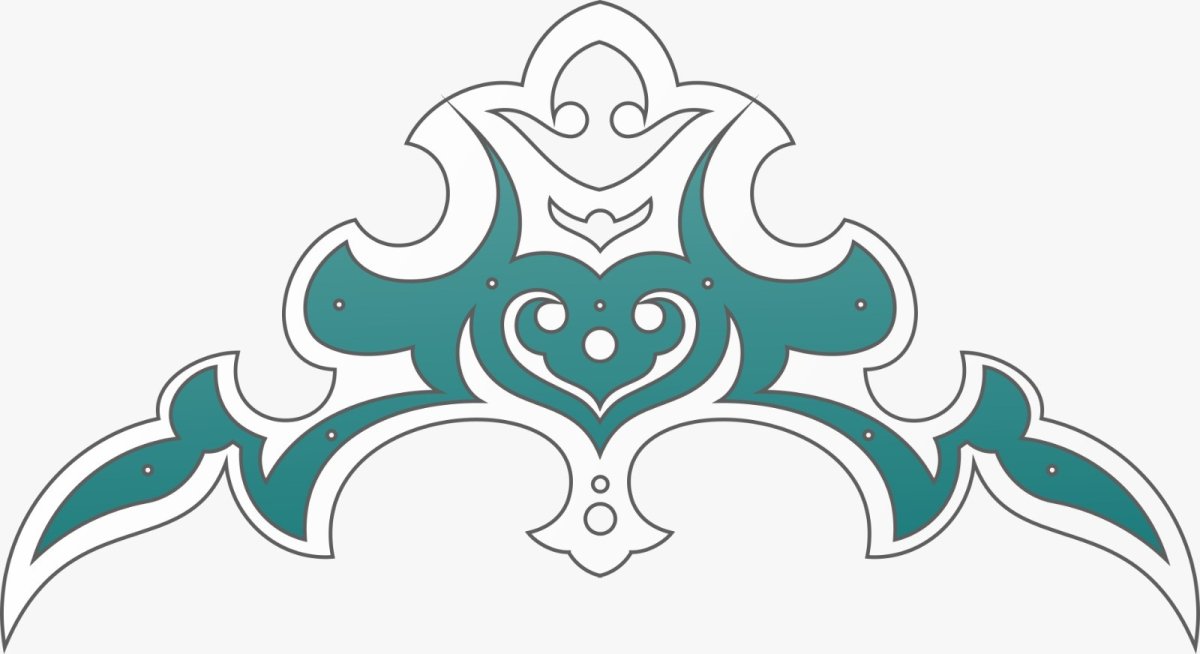 Ворота с татарским орнаментом