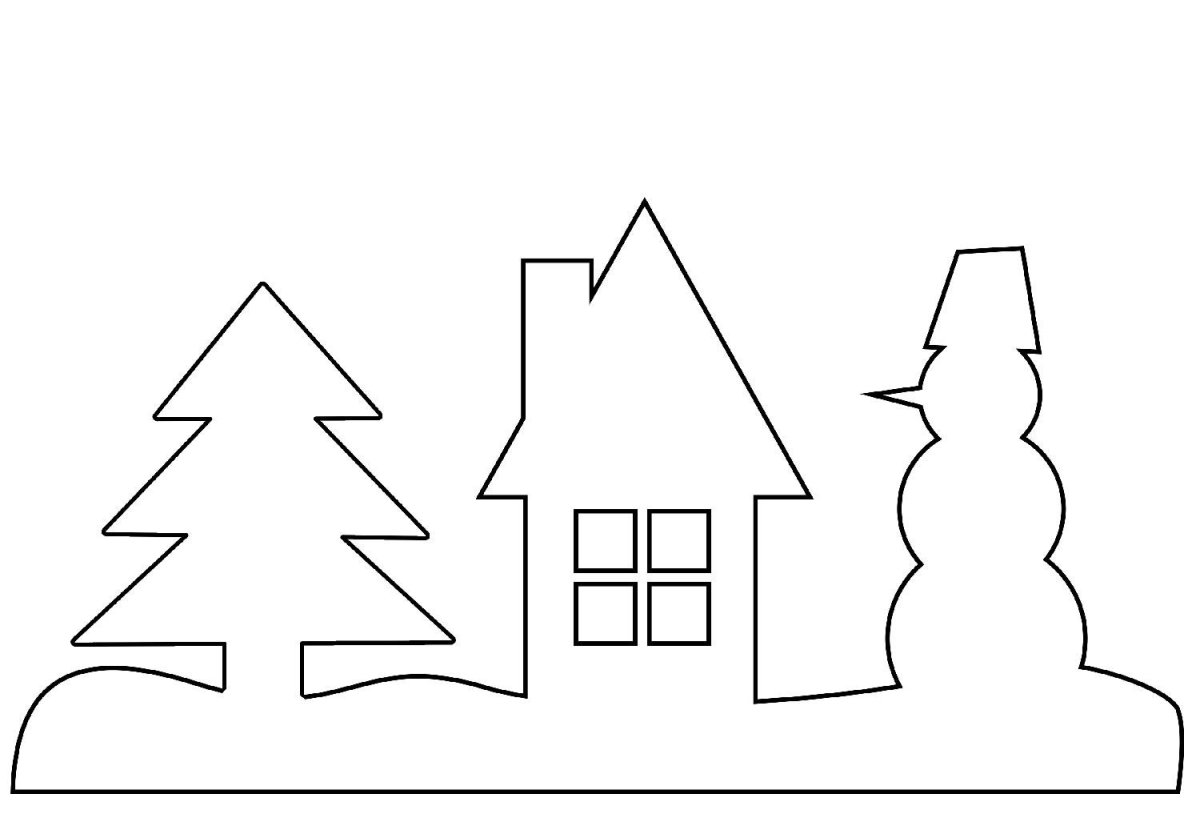 Домик рисунок для детей