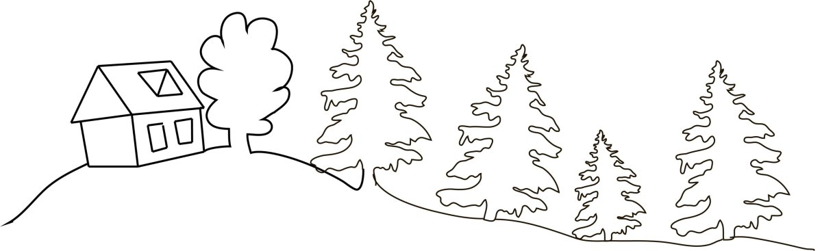 Домик для раскрашивания для детей