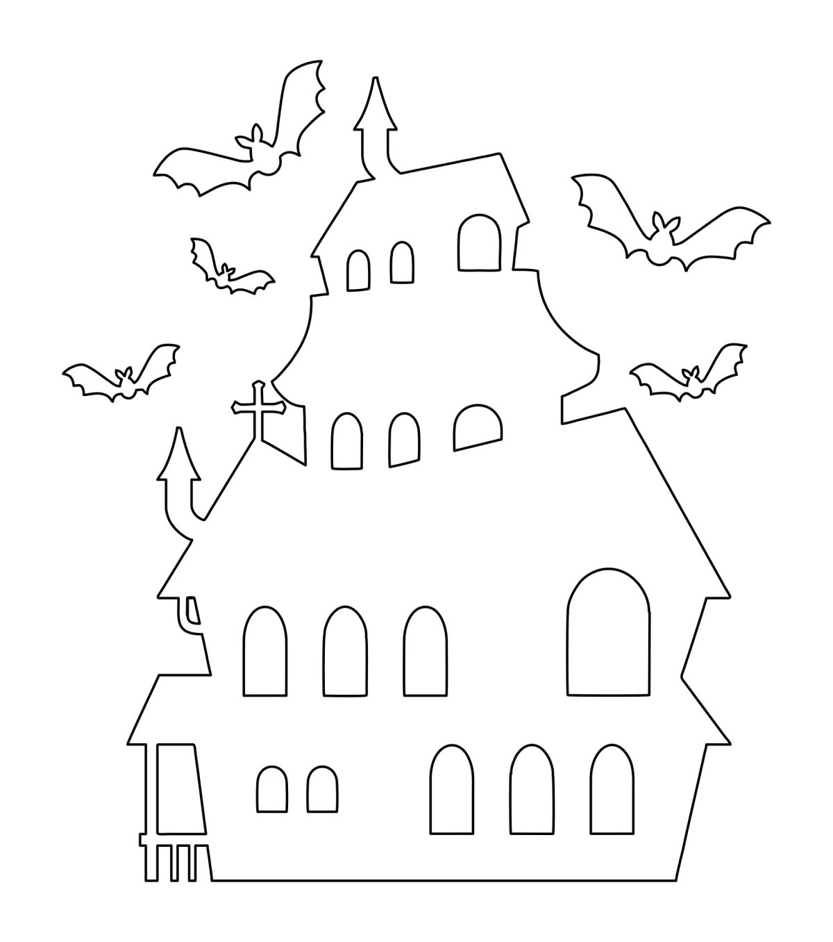 Шаблон домика