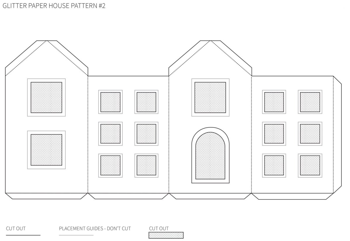 Аппликация домик