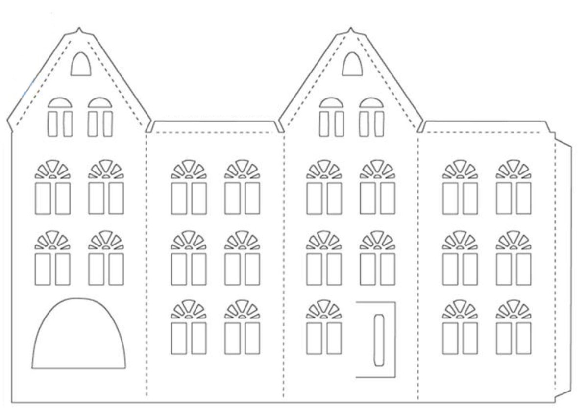 Раскраски домов для детей детского сада