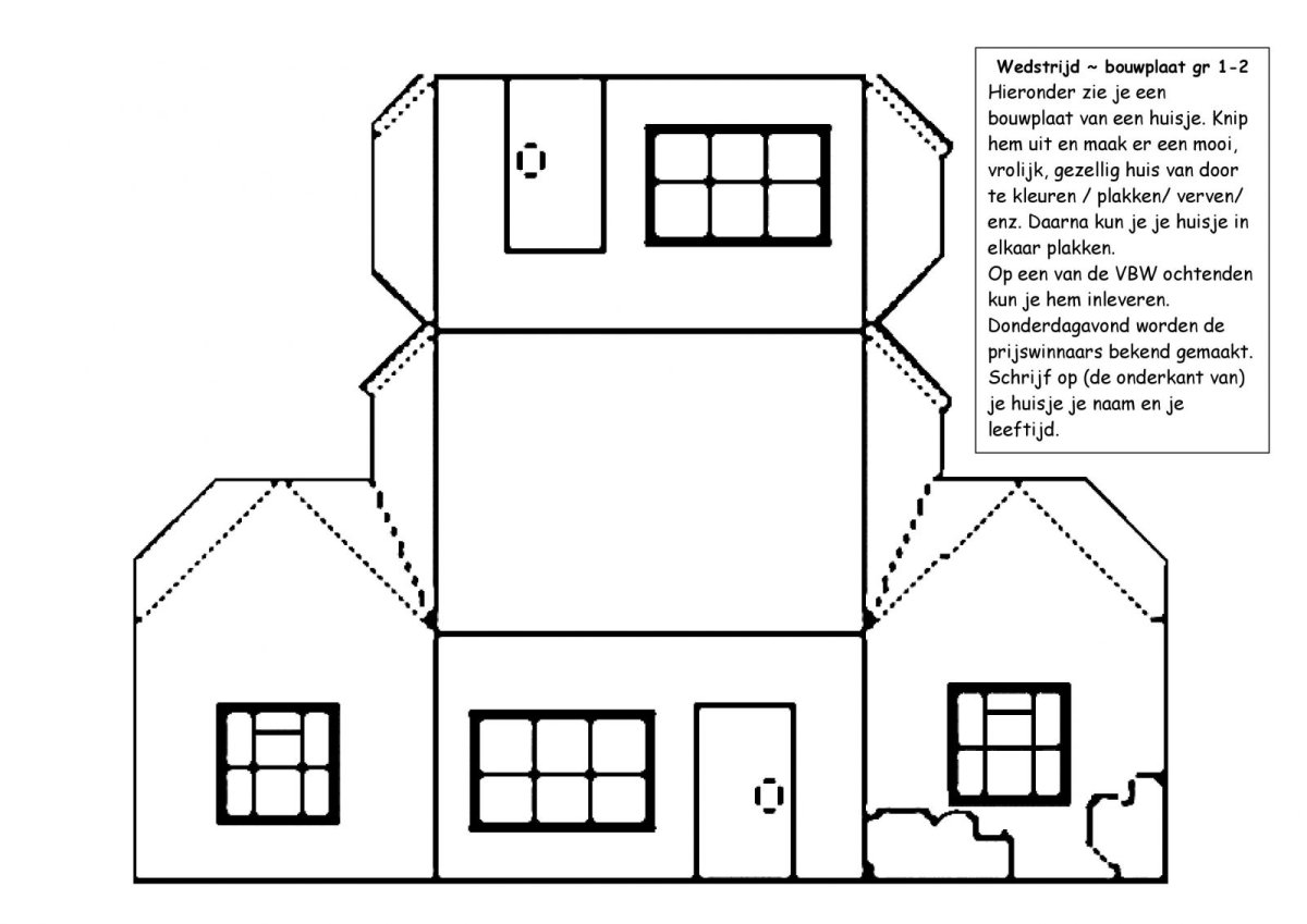 Домик раскраска для малышей