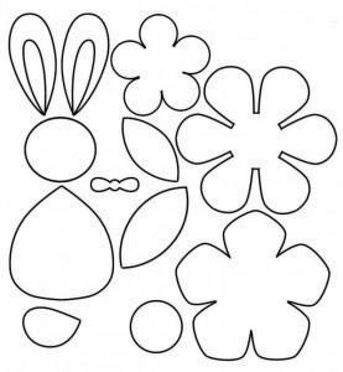 Цветочек аппликация из бумаги