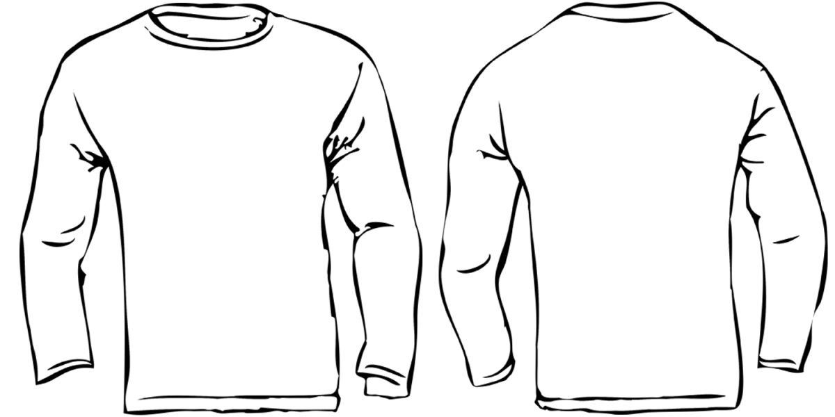 Рукав футболки макет