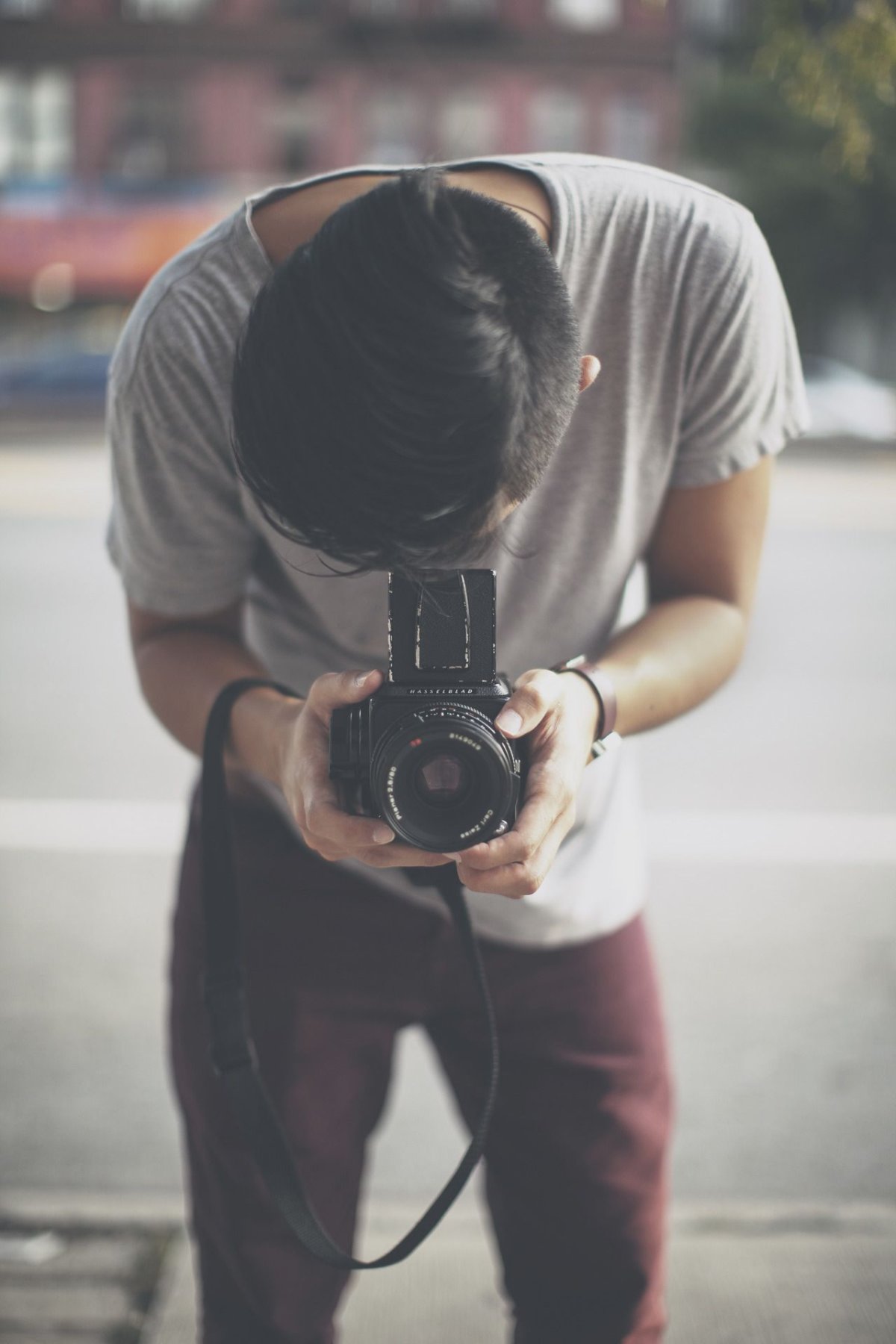 Фотограф со спины