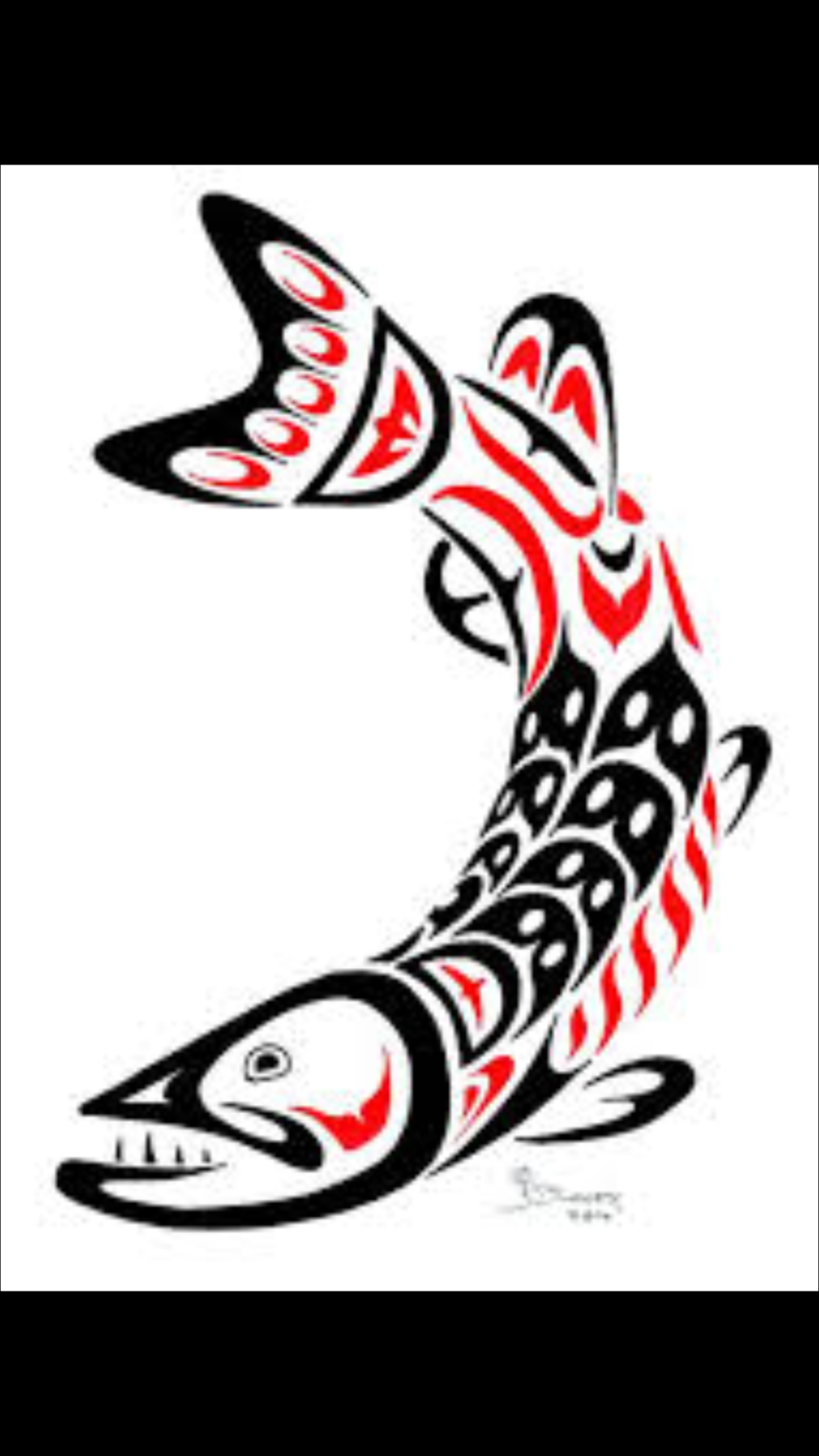 Лосось индейский Тотем