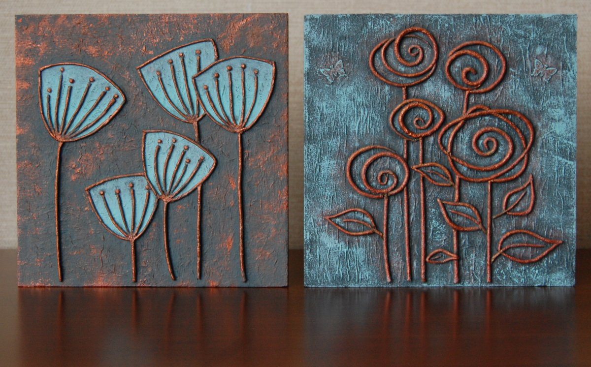 Картины в стиле пейп-арт техника