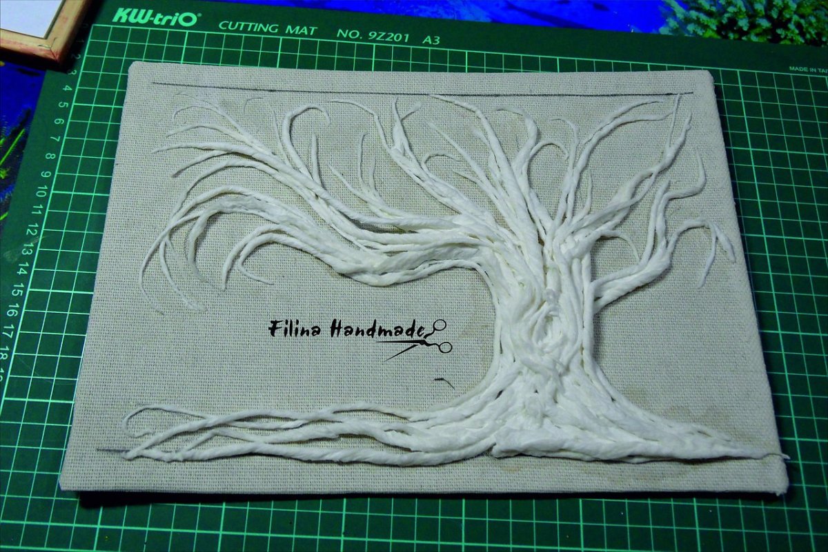 Пейп-арт техника панно