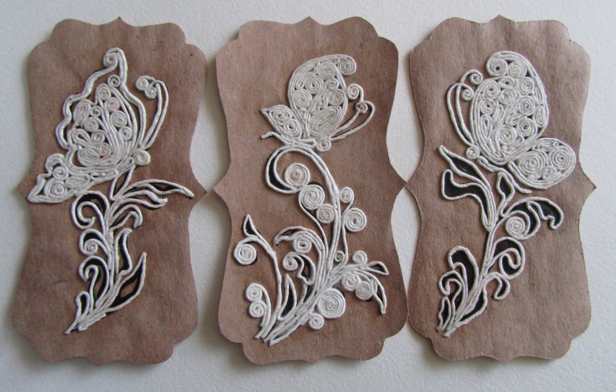 Бутылки в стиле пейп-арт