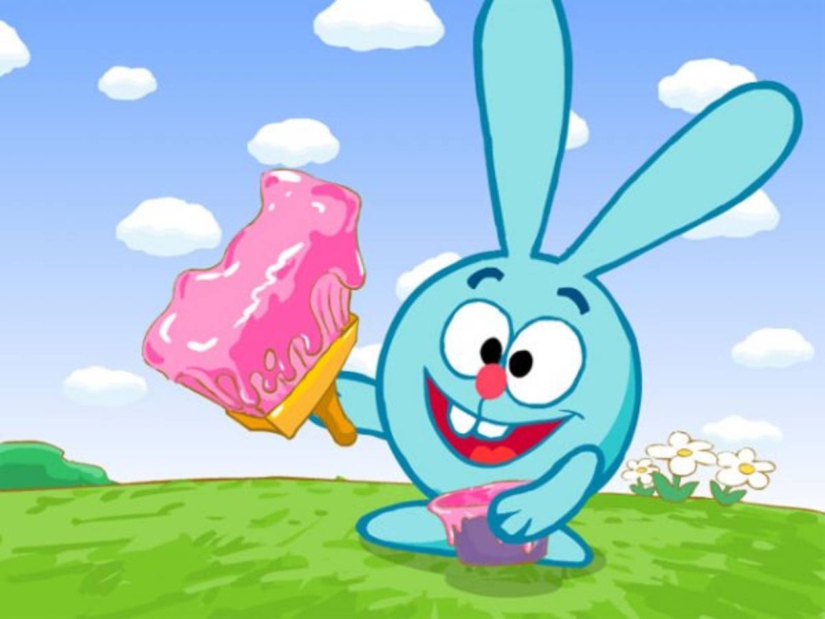 Крош с прической