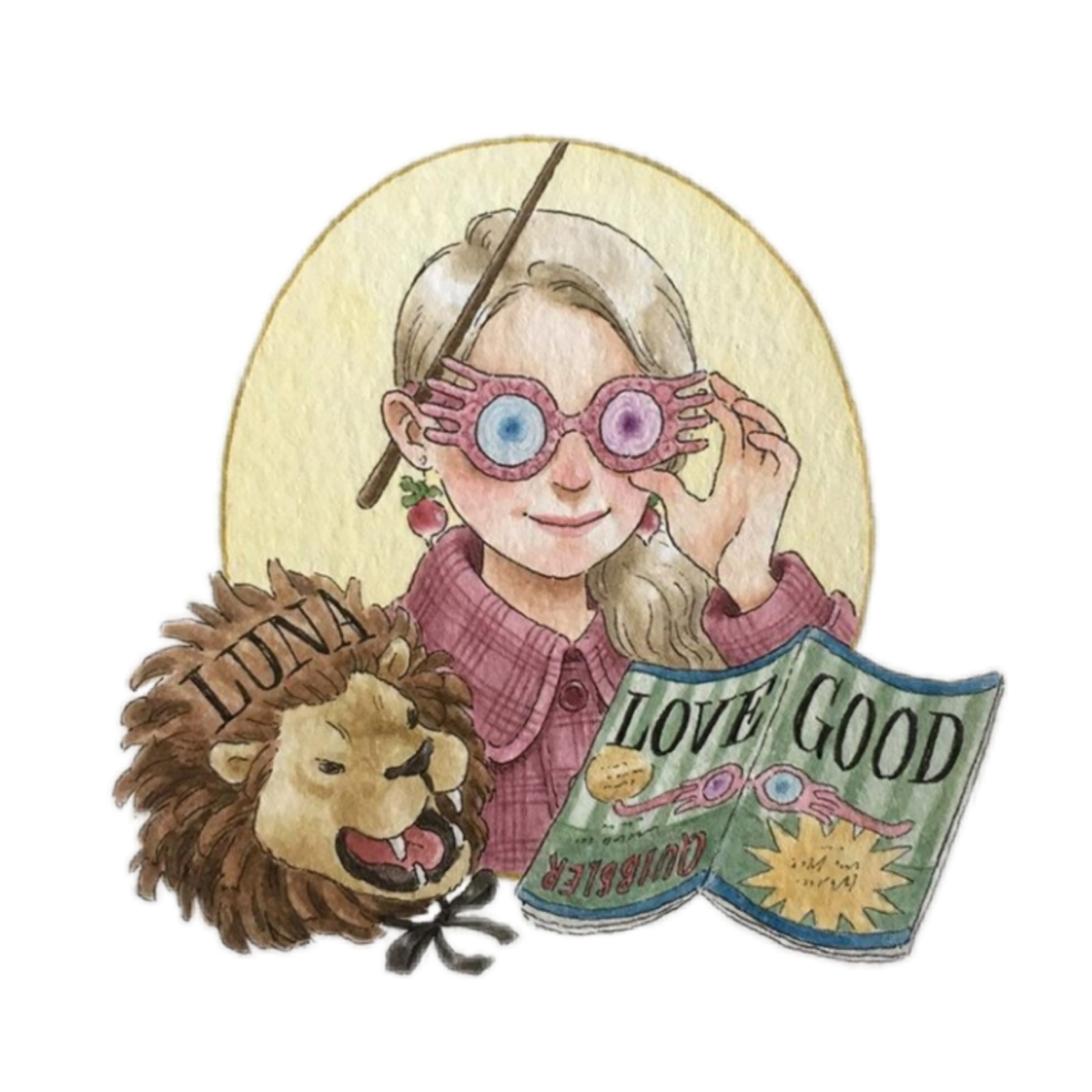 Гарри Поттер милые иллюстрации