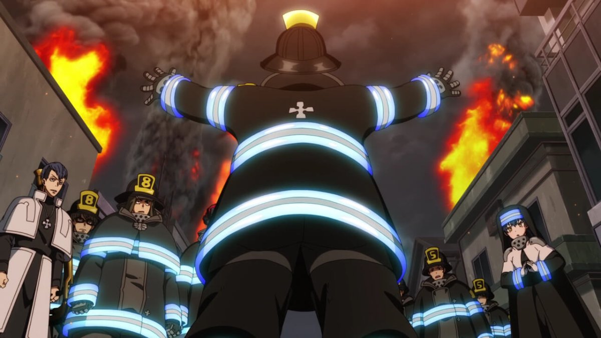 Шинра Кусакабе улыбка