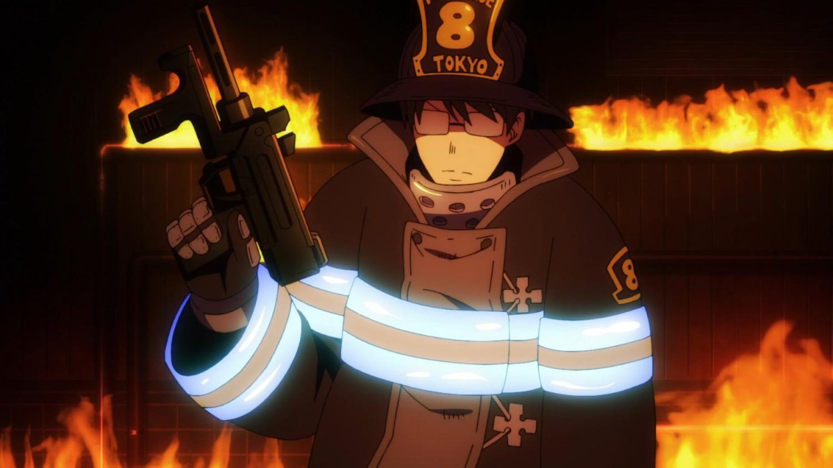 Аниме Пламенная бригада пожарных 1