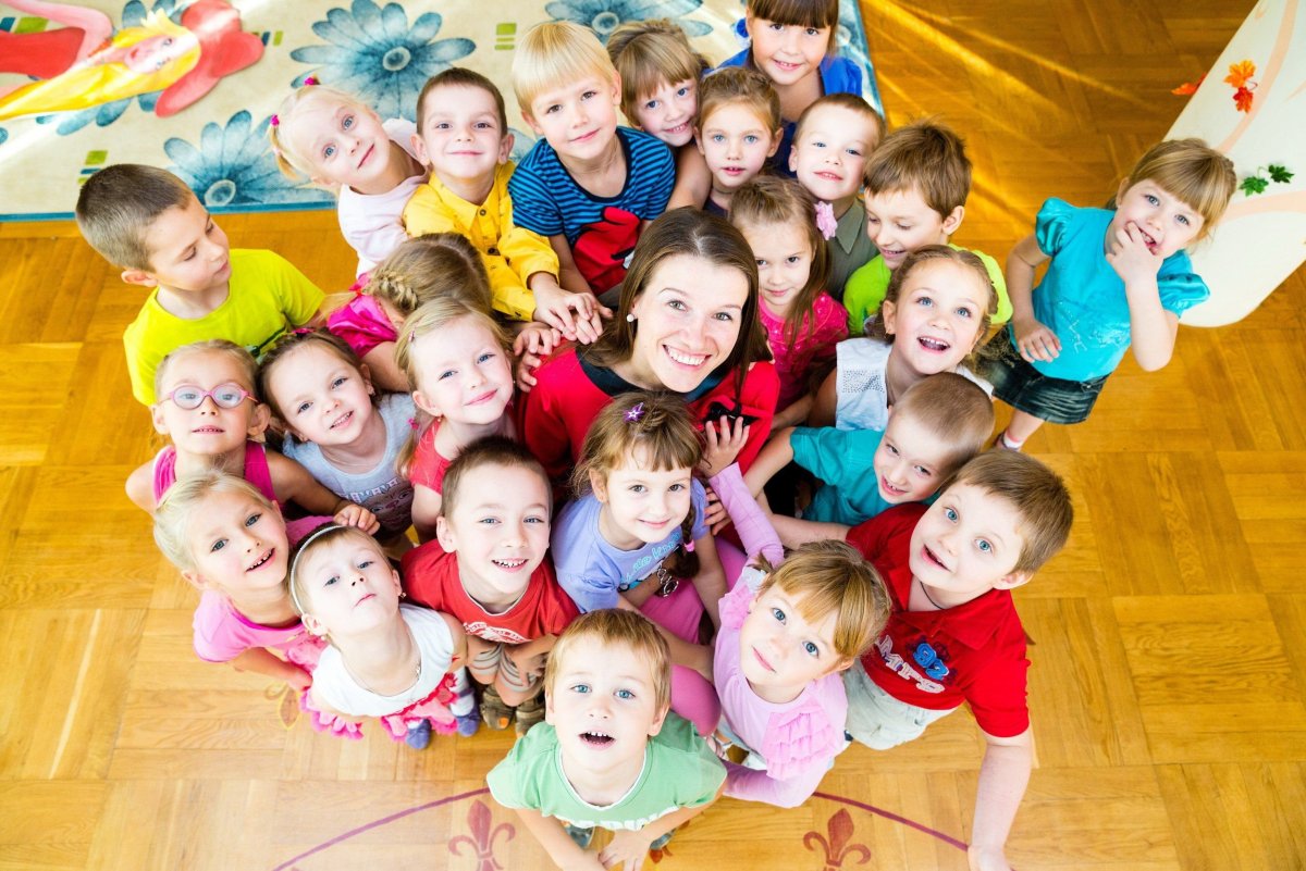 Дети в детском саду