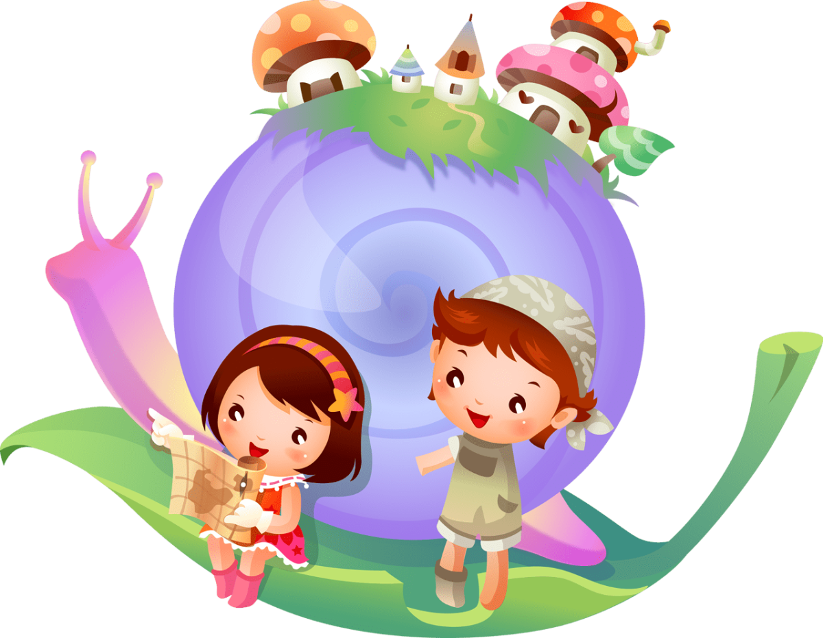 Дети на прозрачном фоне