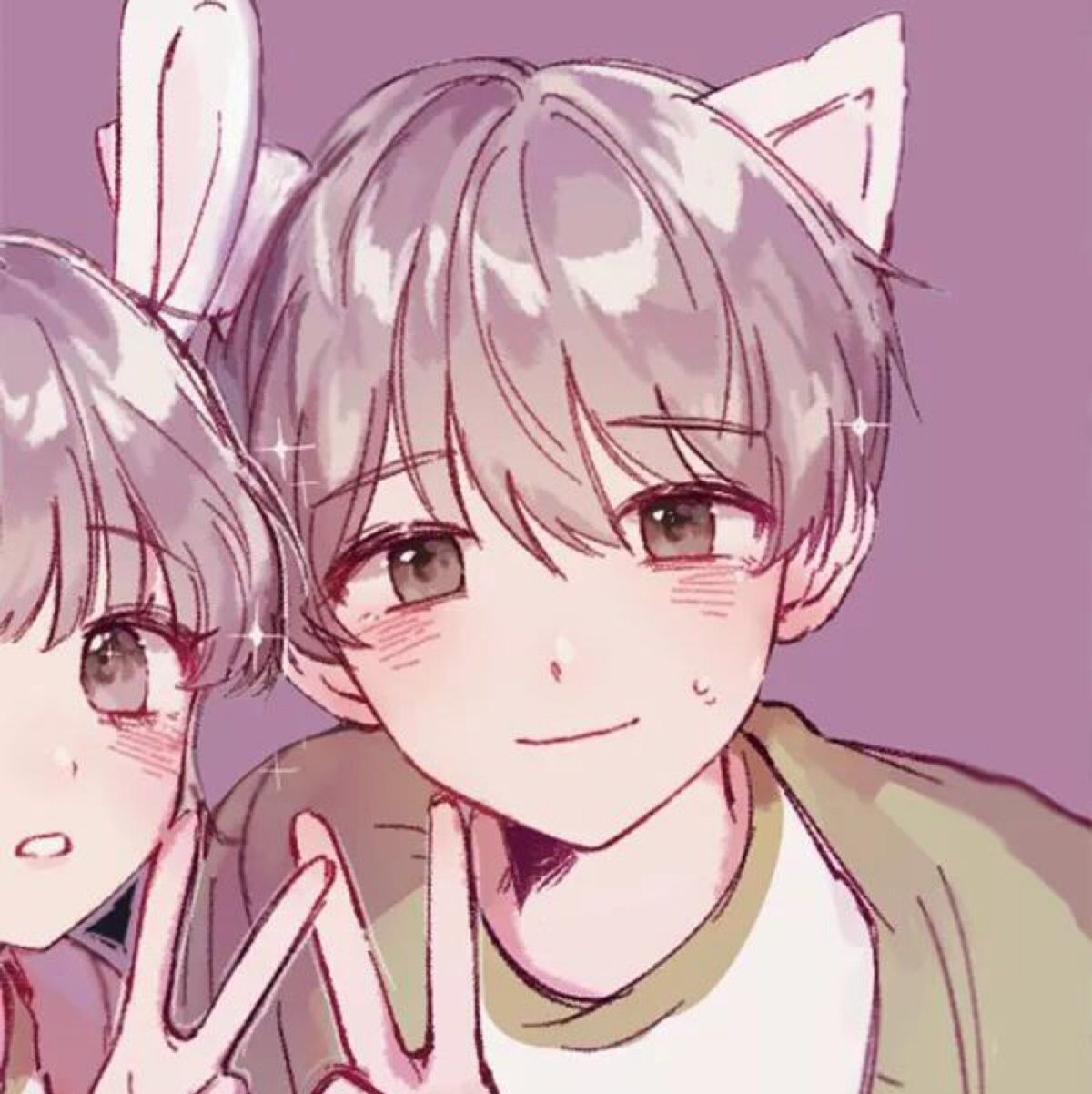 Парная ава аниме милые