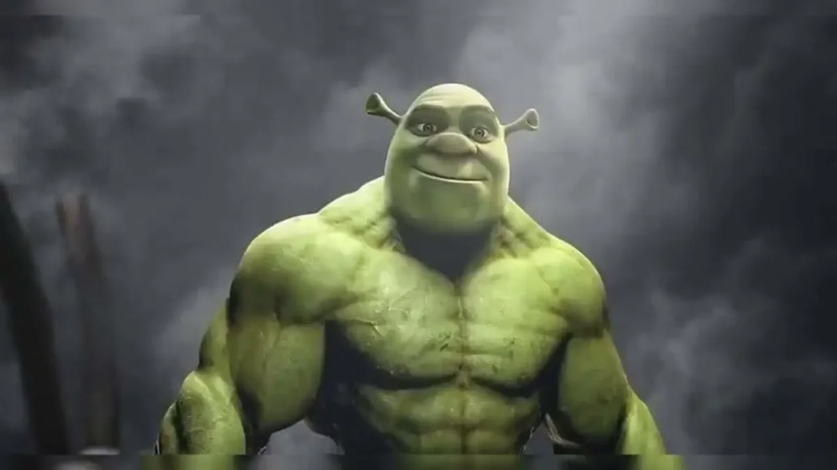 Накаченный Шрек Халк