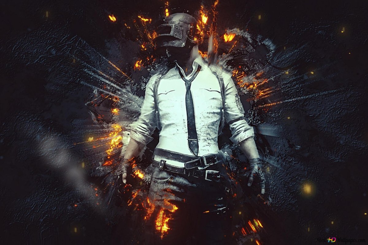 Шлем ПУБГ арт