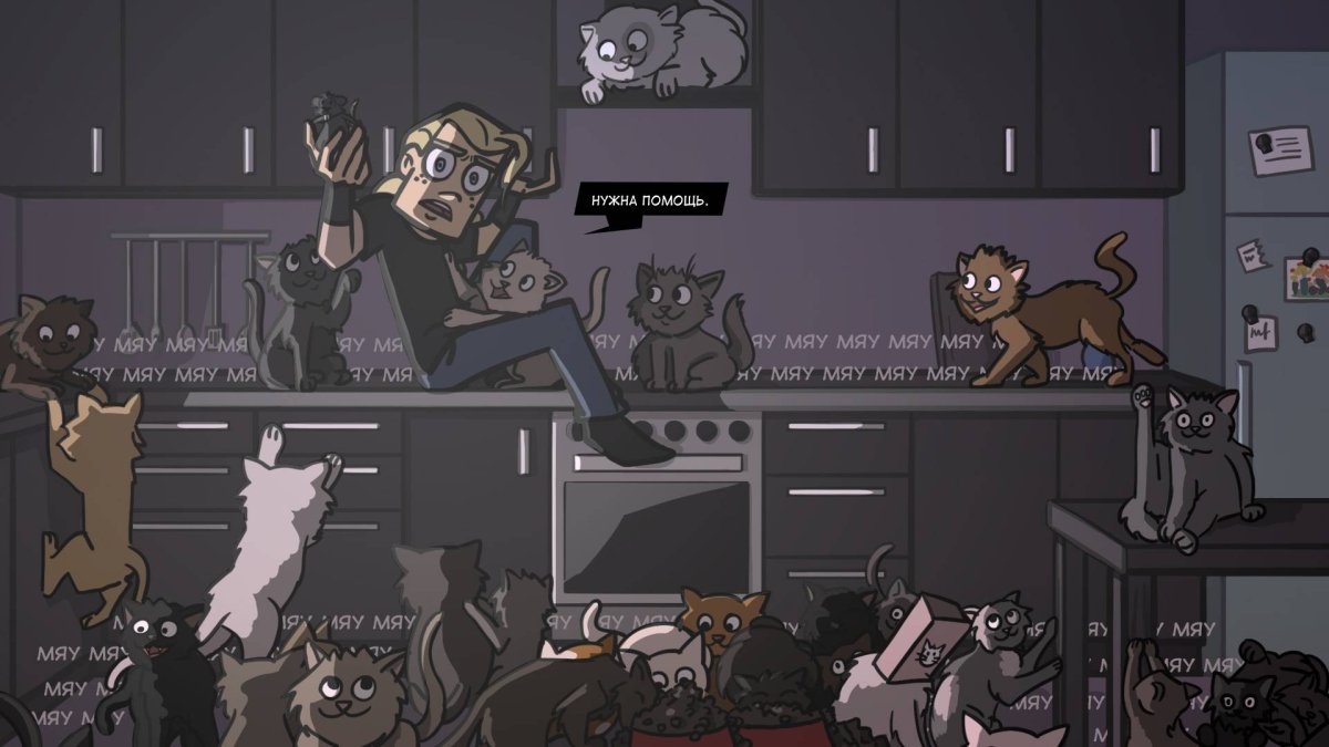 Хеви арт метал Фэмили с котёнком