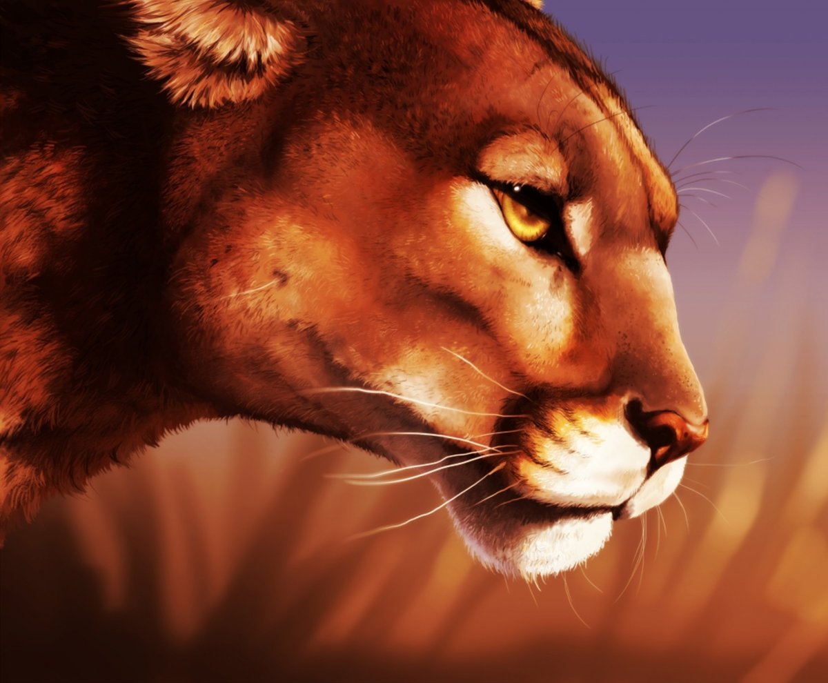 Львица арт красивая