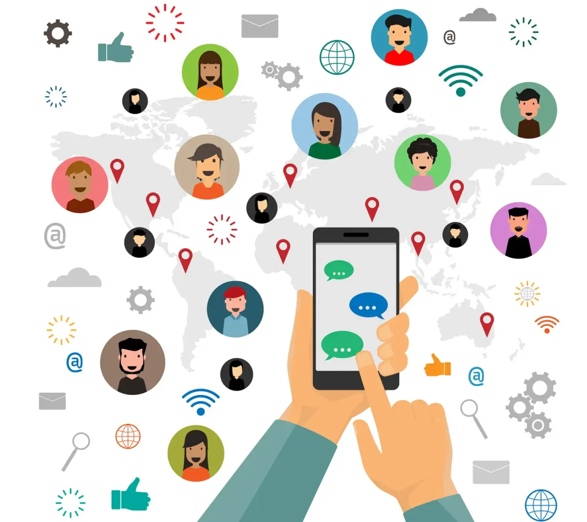 Мессенджер рисунок