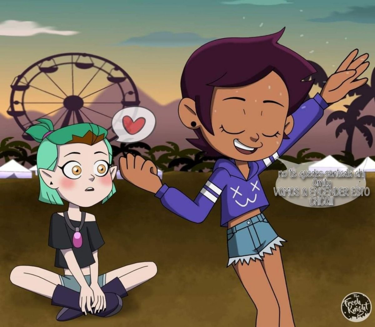 Owl House luz x Amity