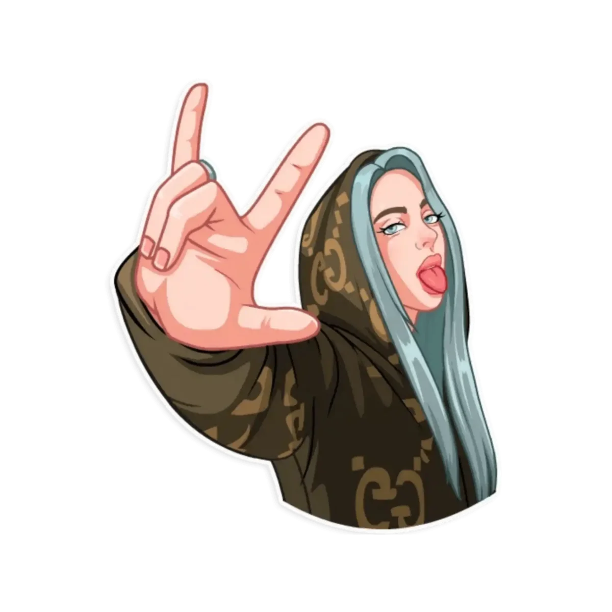 Стикеры Билли Айлиш