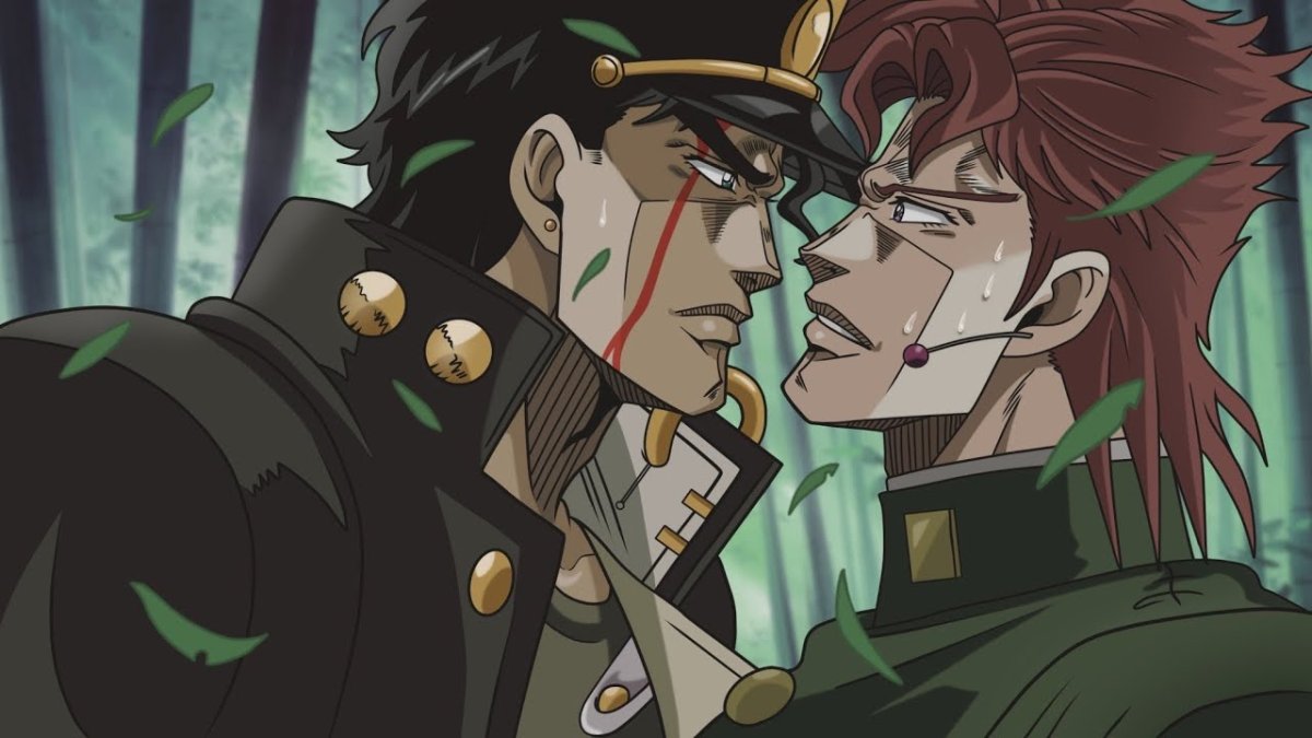 Какёин Нориаки и Джотаро Куджо