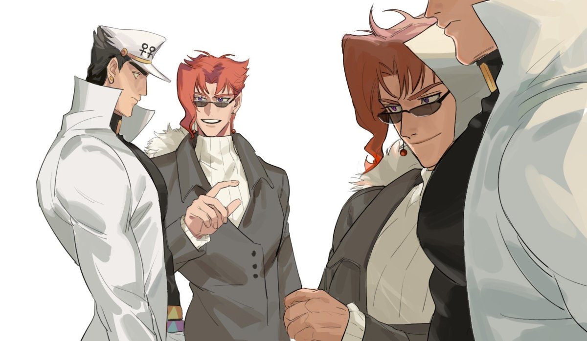 Jotaro and Kakyoin