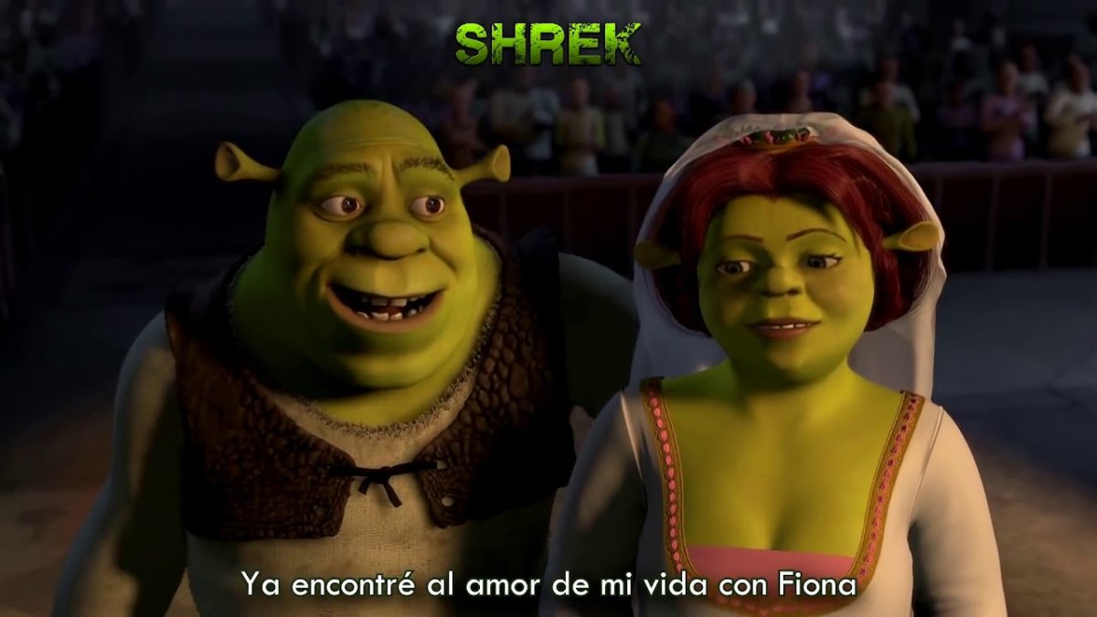 Шрек и Фиона свадьба