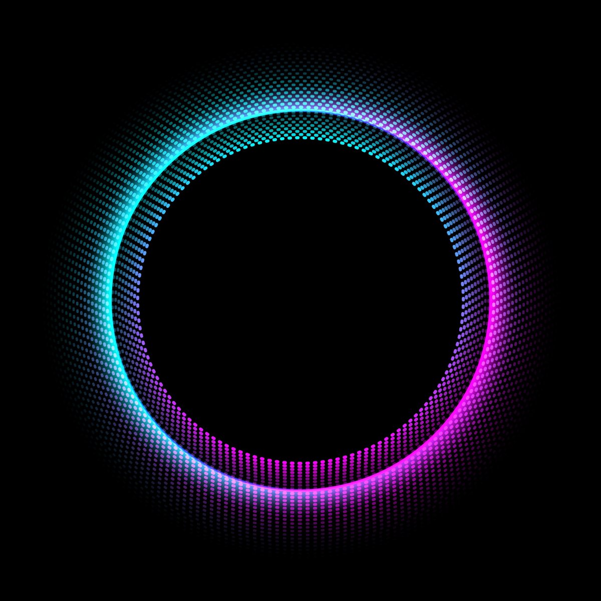 Неоновый круг