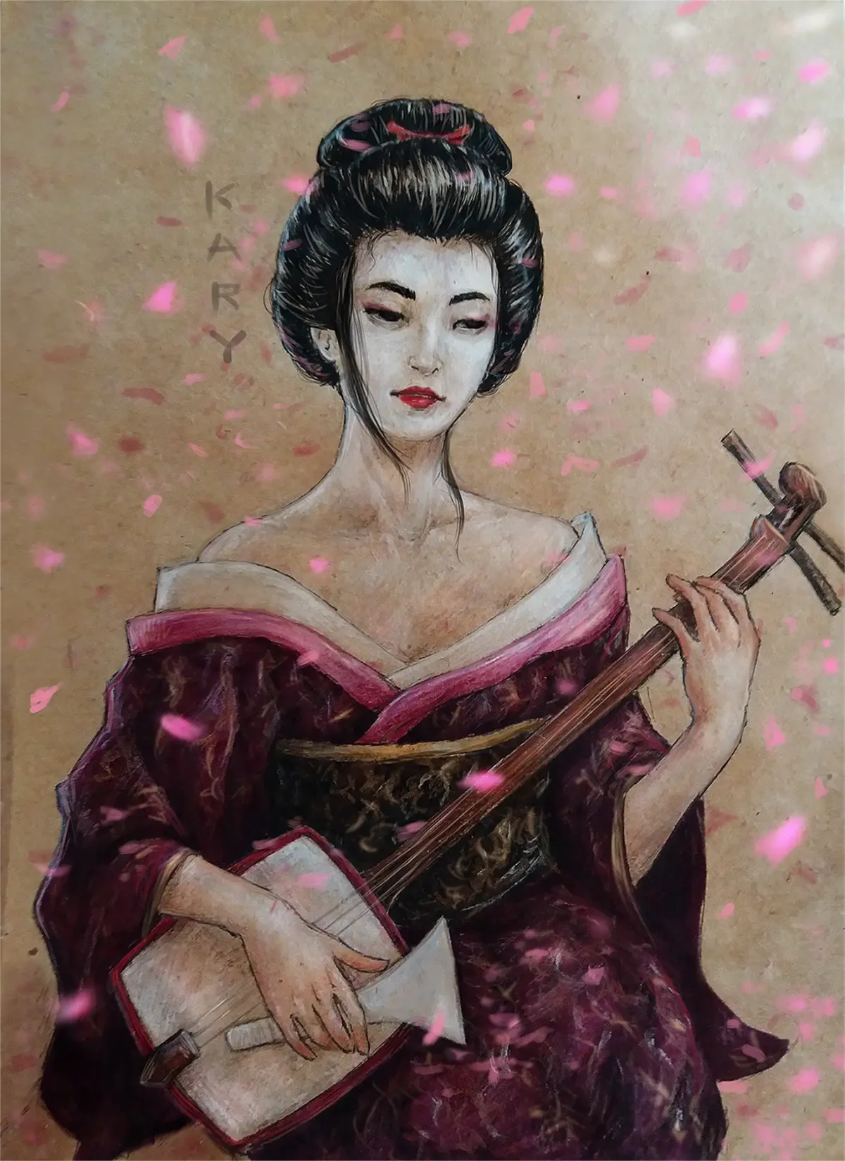 Хикару Накамура гейша