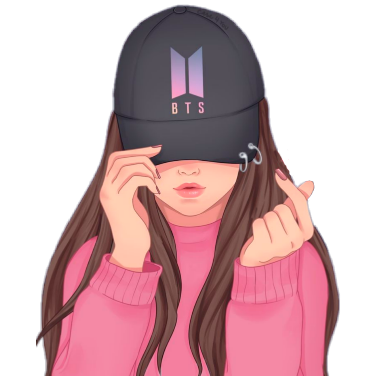 Девушка с зажигалкой у языка