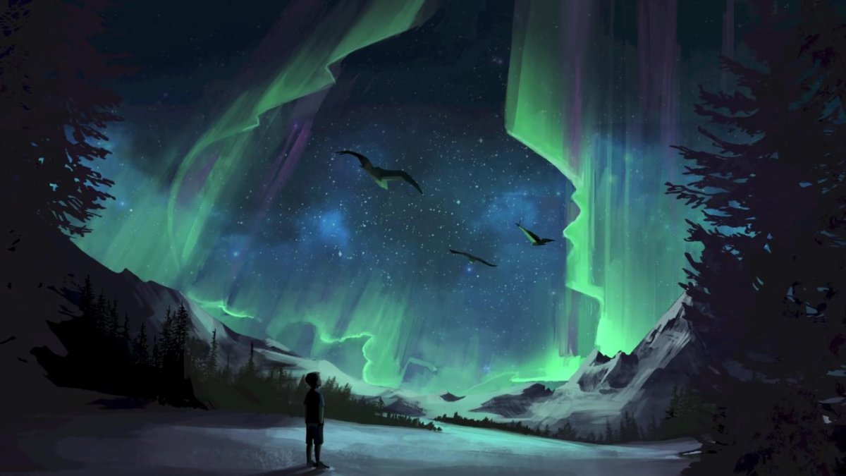 Северное сияние фэнтези